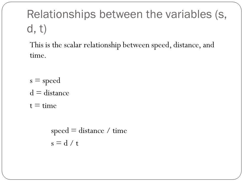 relation between speed and velocity