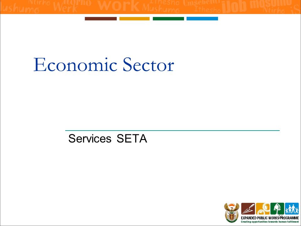 26 Economic Sector Services SETA