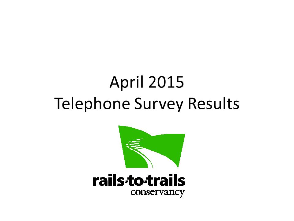 April 2015 Telephone Survey Results