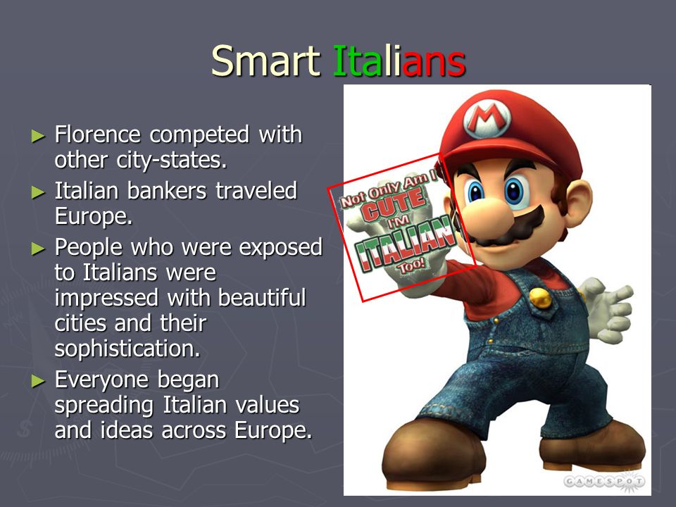 Smart Italians ► Florence competed with other city-states.