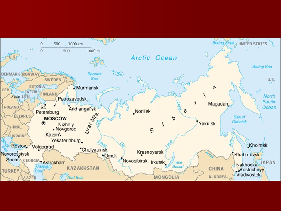 Russia And Northern Eurasia Map Chapter Russia And Northern Eurasia. Natural Environments Russia, Ukraine,  And Belarus Cover 12% Of The World's Land Area. Russia Is The World's. -  Ppt Download