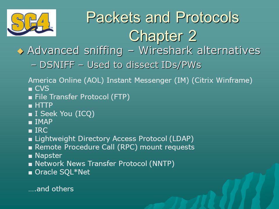 packets and protocols chapter two introducing wireshark ppt download