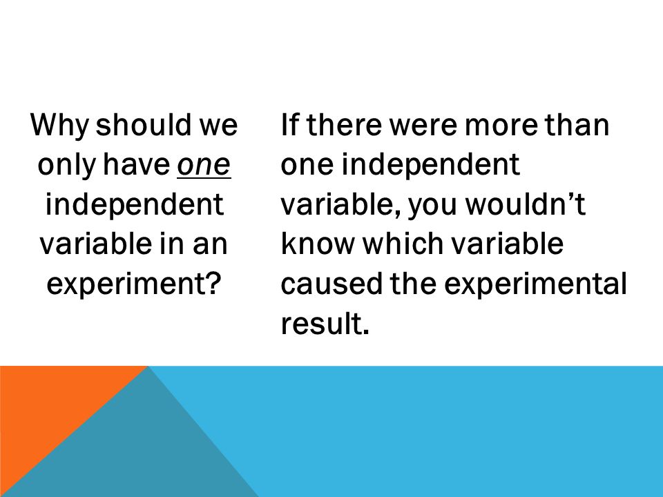 WHICH EXPERIMENT SHOWS THE CONTROL SET-UP & WHICH SHOWS THE EXPERIMENTAL SET-UP