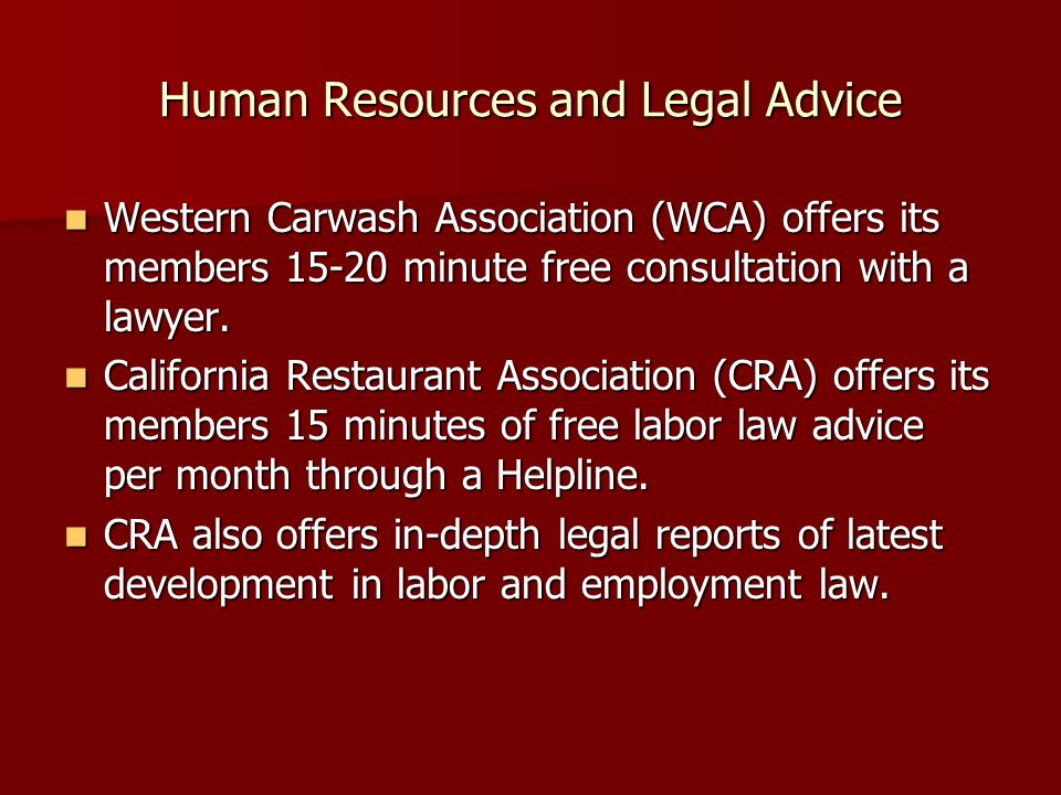 Legal Advisory Services for Employers for VCCI Hanoi, 2 August
