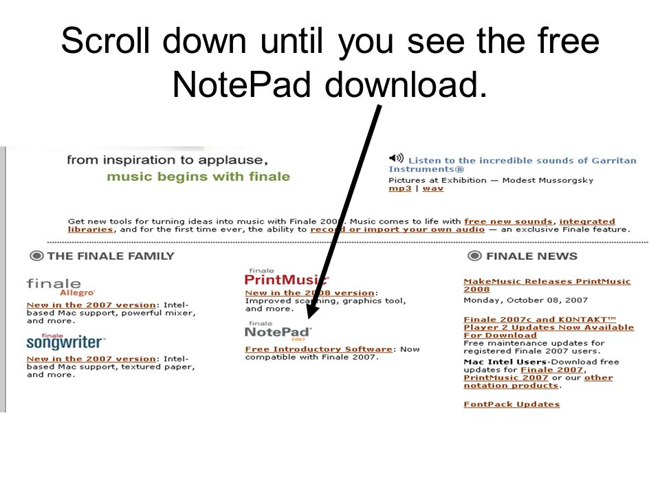 finale notepad for mac download