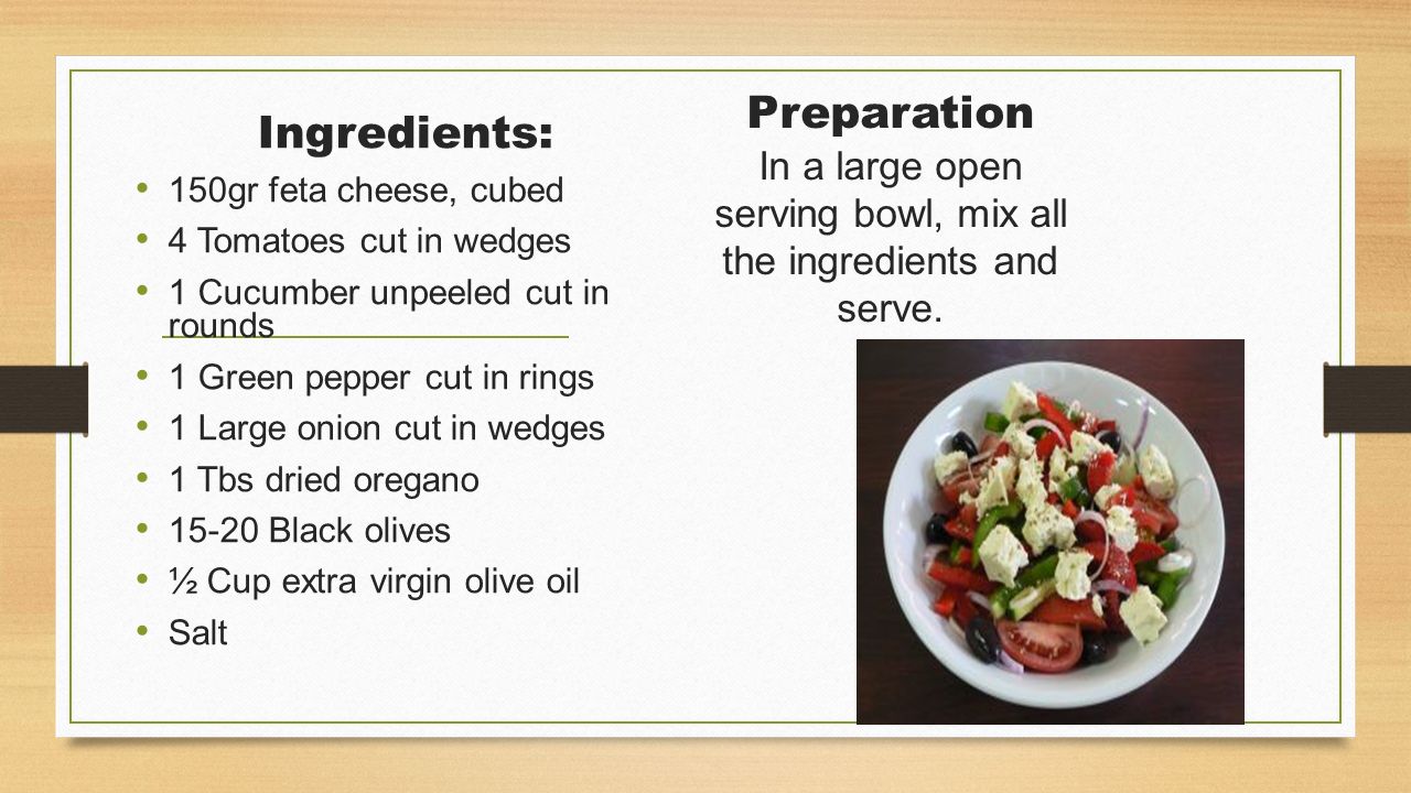 Preparation In a large open serving bowl, mix all the ingredients and serve.