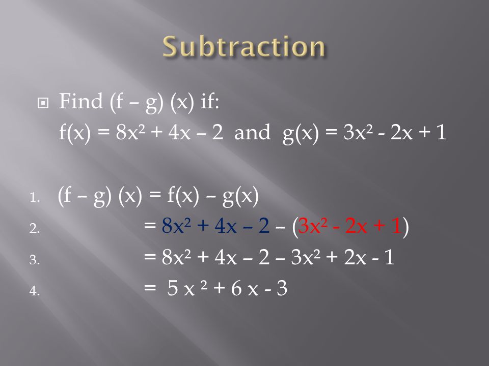 X 3x F X 3x 1 Addition 2 Subtraction 3 Multiplication 4 Division Ppt Download X 3x F X 3x 1 Addition 2 Subtraction 3 Multiplication 4 Division Ppt Download