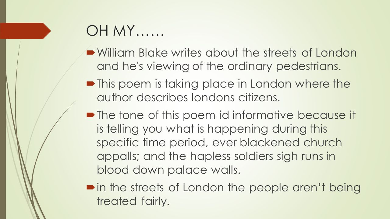 london william blake tone
