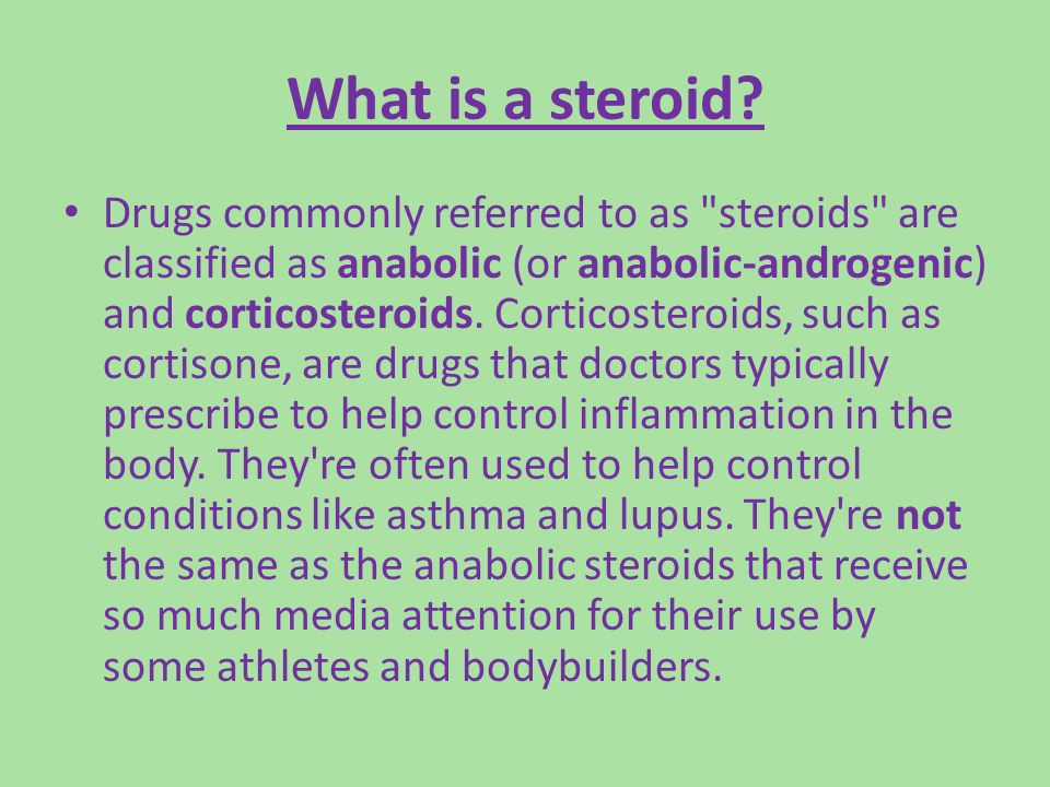 Street Talk: best place to buy steroids