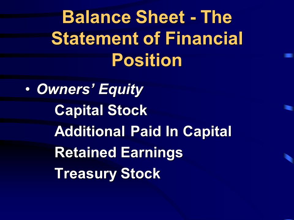 Chapter 2 The Balance Sheet HFT 3431 Questions Answered by Balance ...