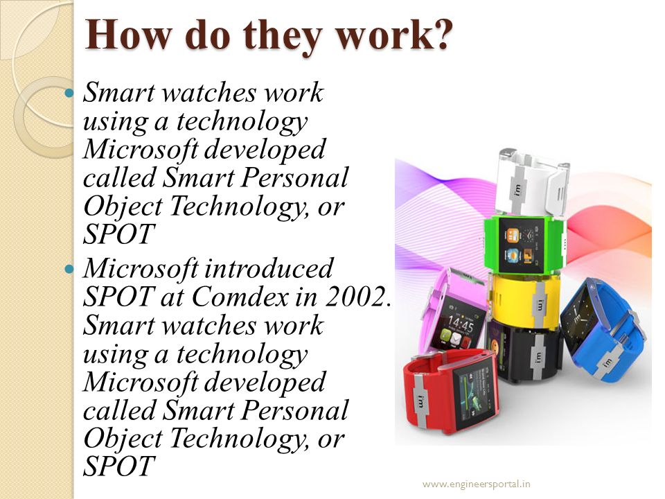 A Presentation on “SMART WATCH” - ppt download