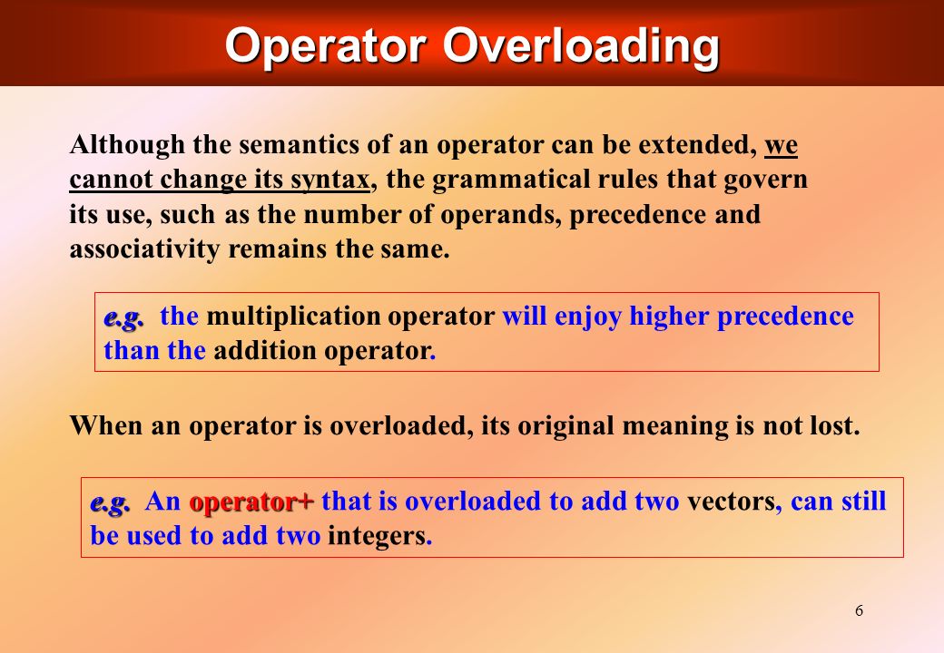 Mastering Operator Overloading in C++: Extending Functionality for Custom  Classes, by Nuneti poojitha