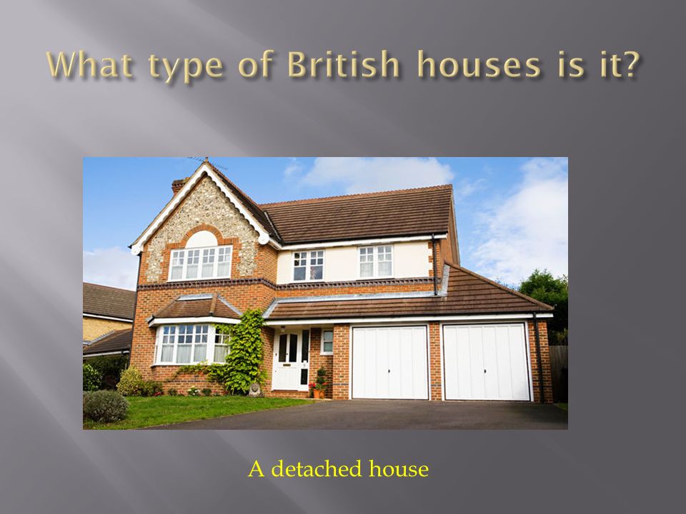 Английские дома презентация. British Houses презентация. Типы detached House. Британские дома презентация. British House 3 класс.