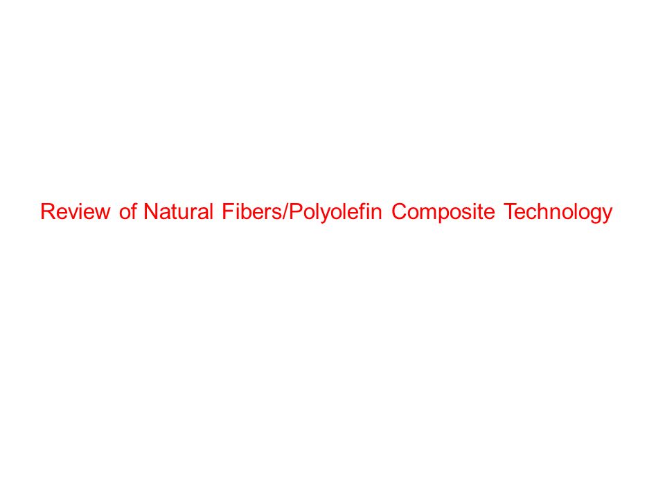 Review of Natural Fibers/Polyolefin Composite Technology
