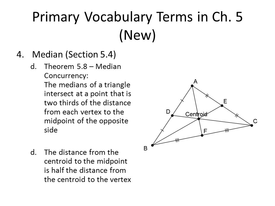 Primary Vocabulary Terms in Ch.