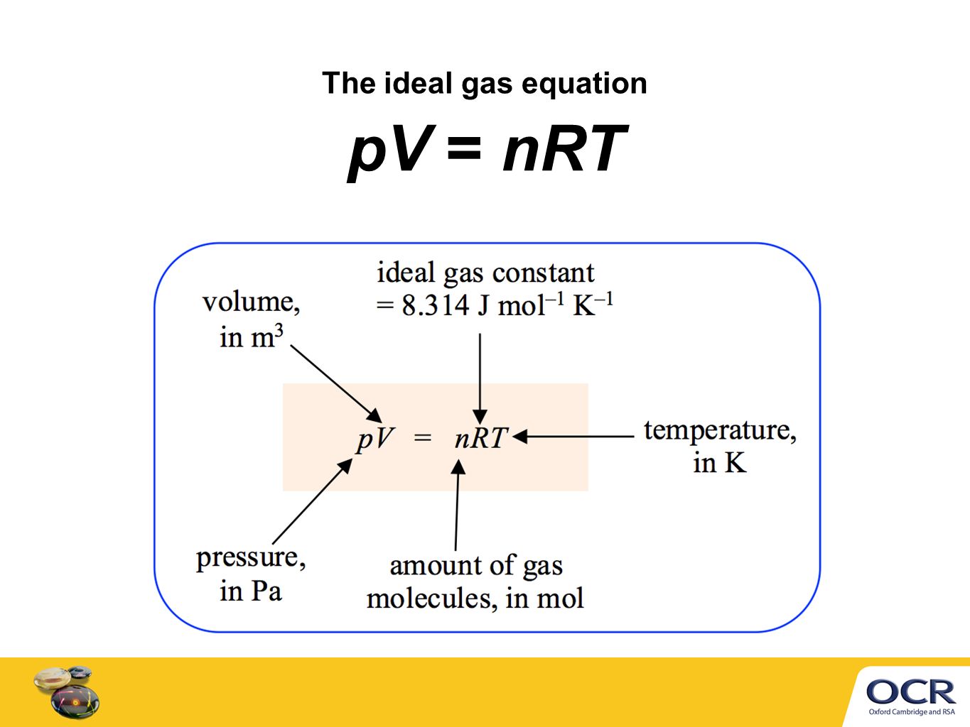 The Ideal Gas Equation Room Temperature And Pressure Rtp