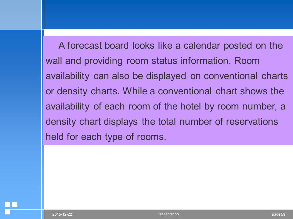 Density Chart Hotel