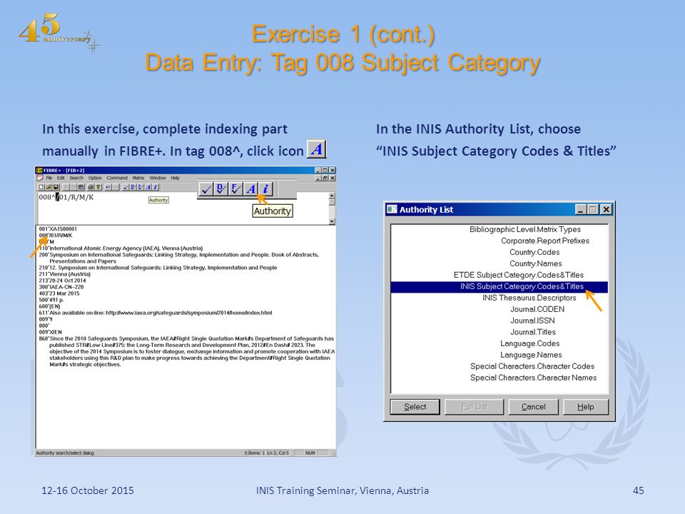 bibliographic input preparation using
