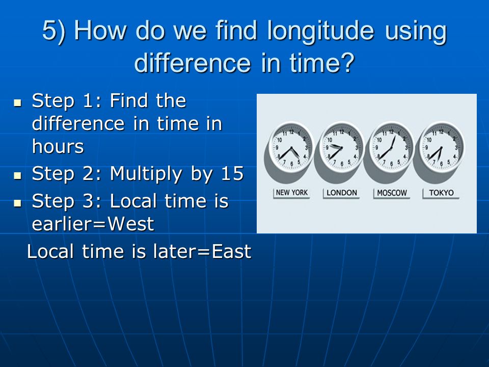 Aim: How do we find longitude? Topic: Unit 1 Main Idea: Time zones. - ppt  download