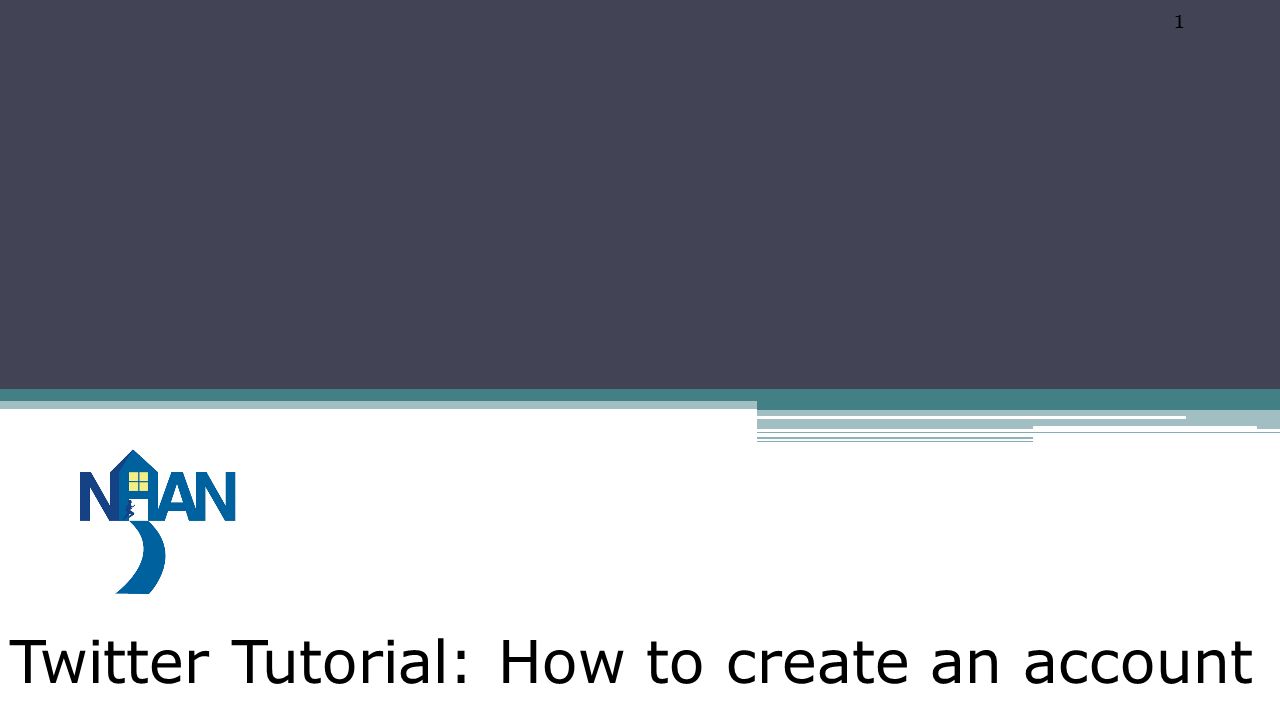 1 Twitter Tutorial: How to create an account