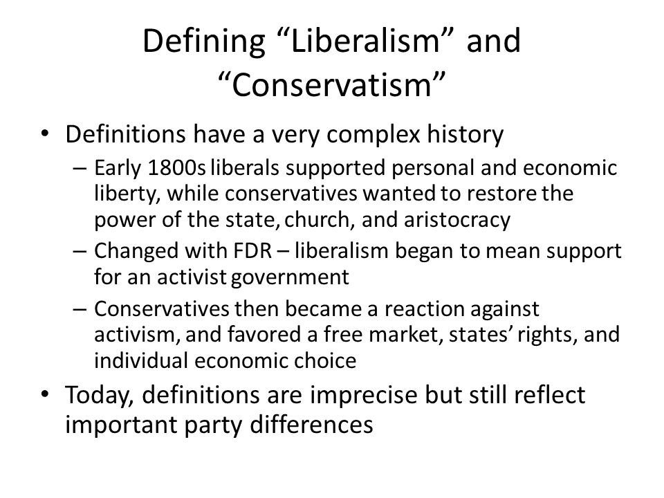 Conservative meaning