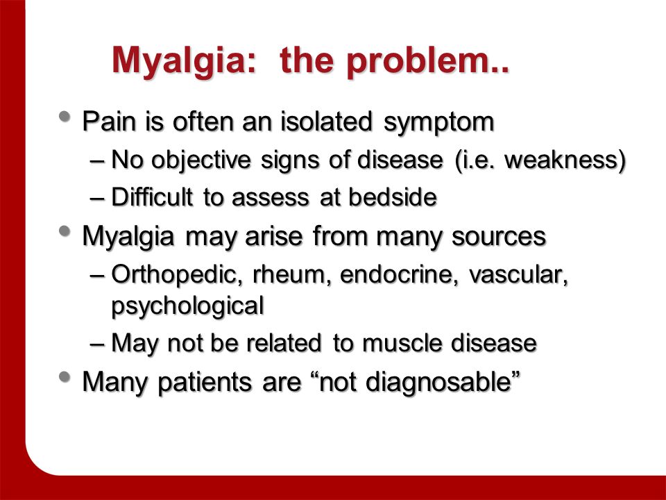 artralgie myalgie