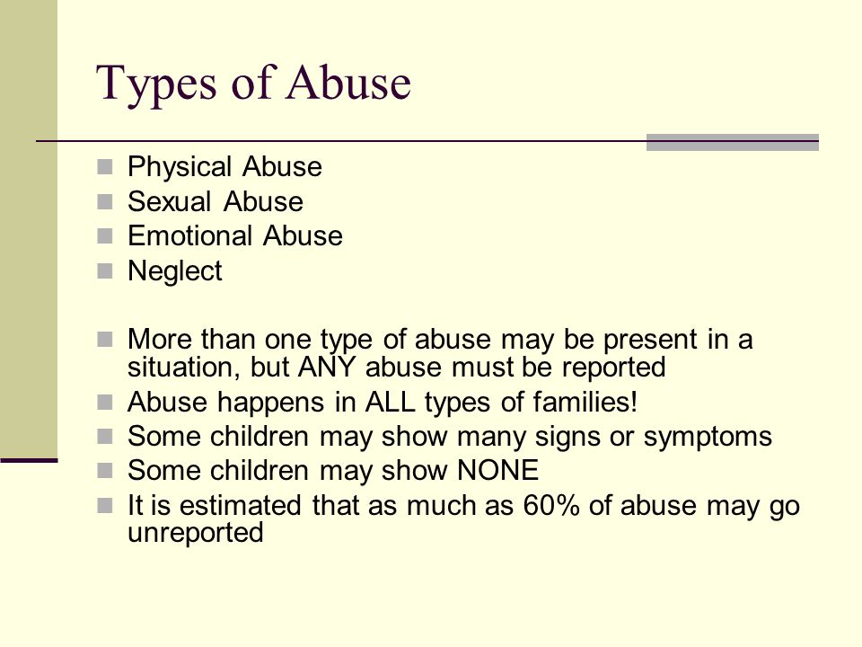 Child Abuse Neglect Your Role As A Mandated Reporter Ppt 8 Types