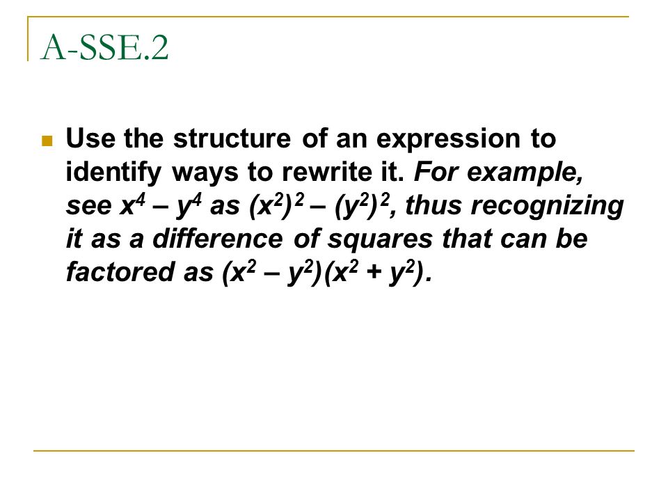 Teaching Note Supply Tiles For Students A Apr 4 Objective Prove Polynomial Identities And Use Them To Describe Numerical Relationships For Example Ppt Download