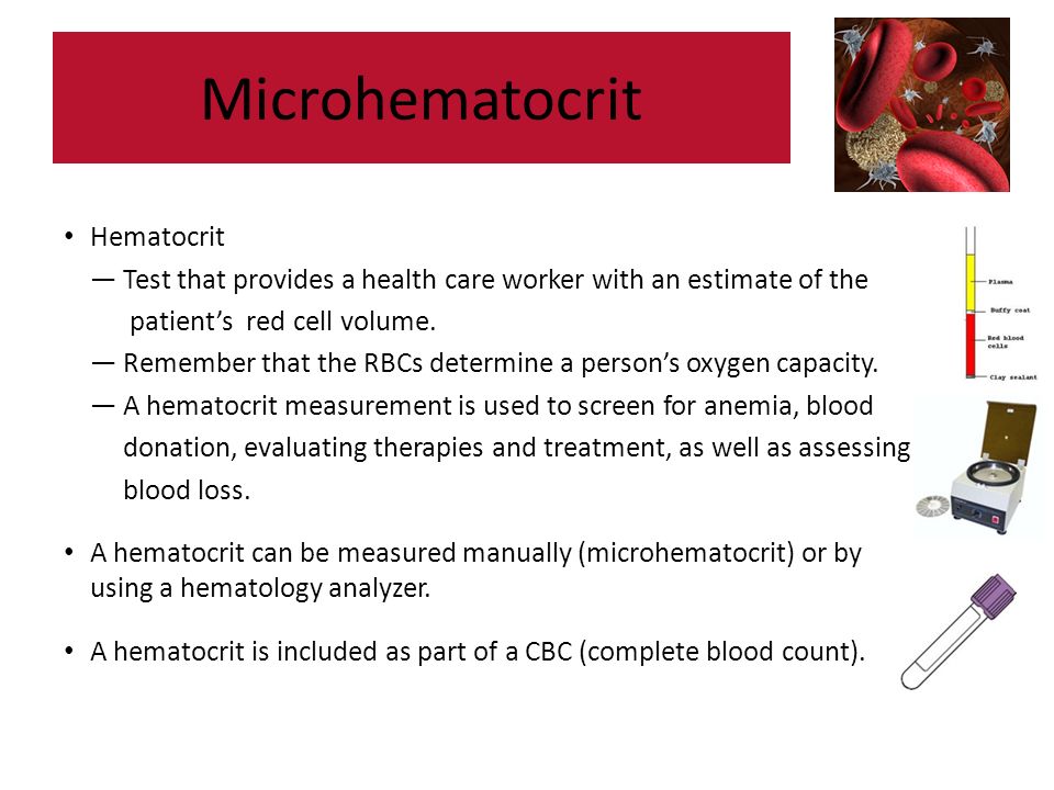 microhematocrit definition