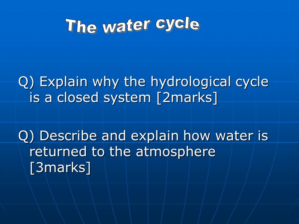 Introduction Evaporation Transpiration Condensation Precipitation