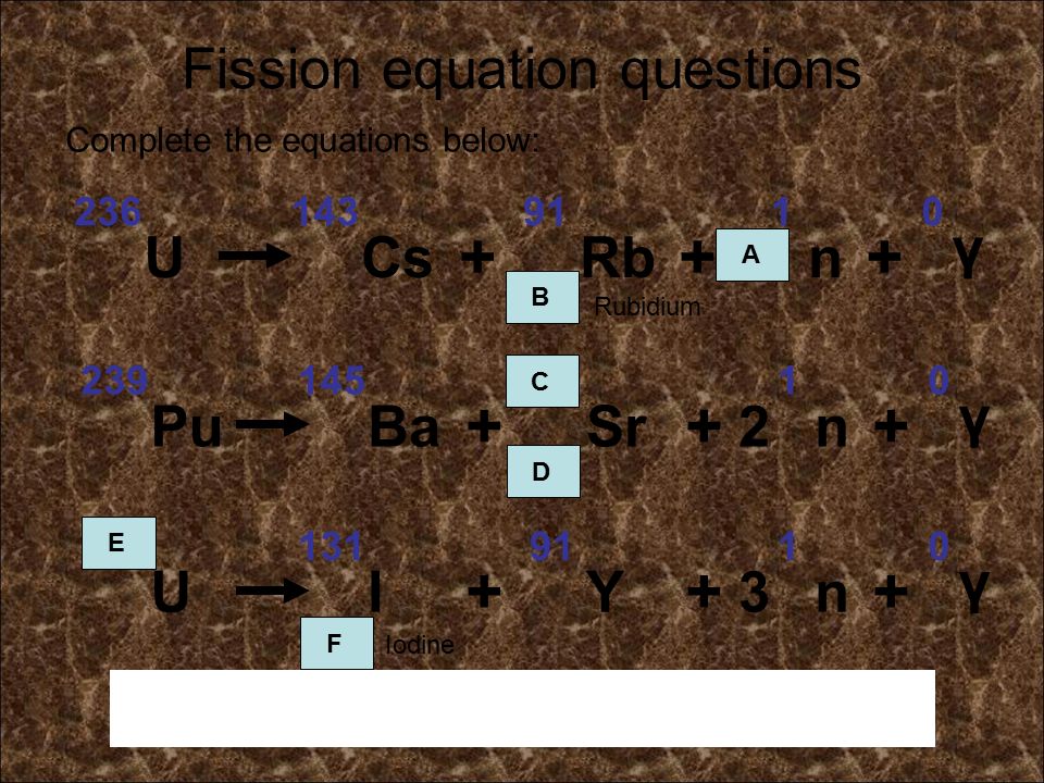 ... FUSION. FISSION Specification Radioactivity NUCLEAR AND and FISSION ... NUCLEAR Specification Radioactivity and AND FUSION.