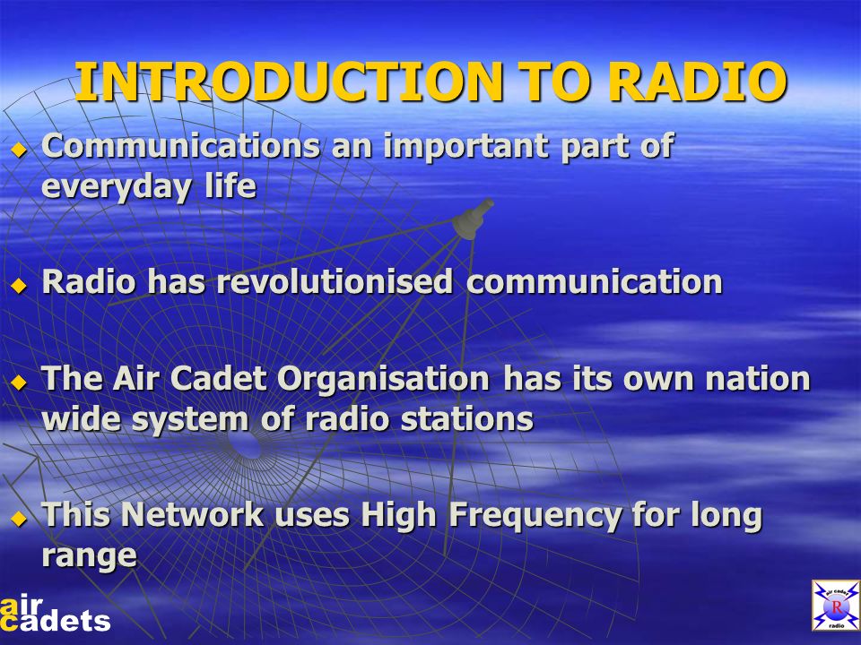 Radio Communications. Chapter 1 Introduction to Radio  - ppt download