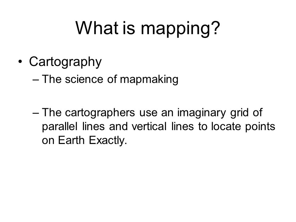 What is mapping.