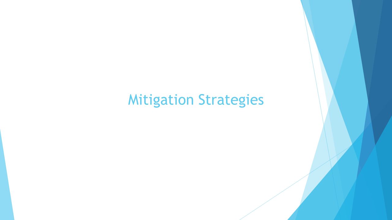 Mitigation Strategies