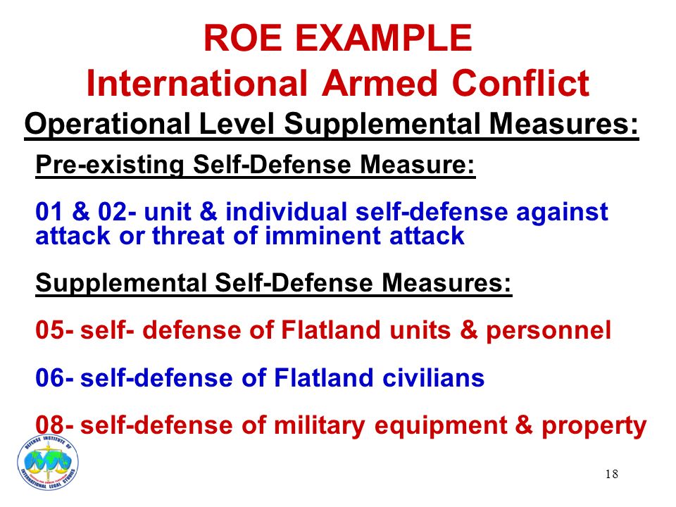 1 An Overview 2 Definition Rules Of Engagement Roe Are Orders Issued By Competent Military Authority That Define The Extent To Which Military Personnel Ppt Download 1 An Overview 2 Definition Rules Of Engagement Roe Are Orders Issued By Competent Military Authority That Define The Extent To Which Military Personnel Ppt Download