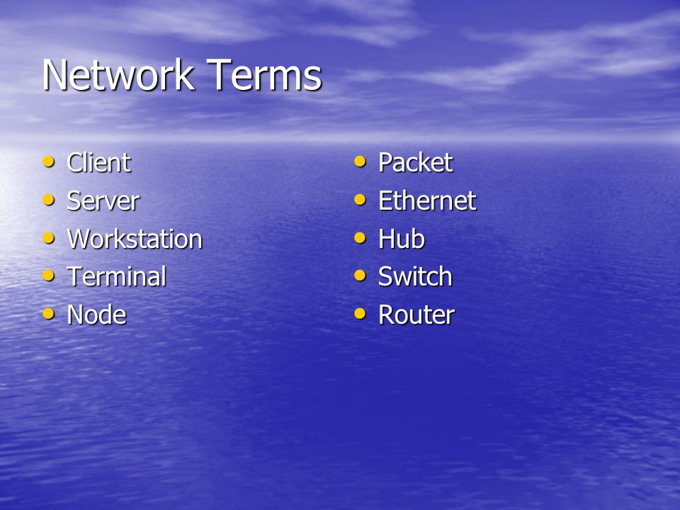 Net terms