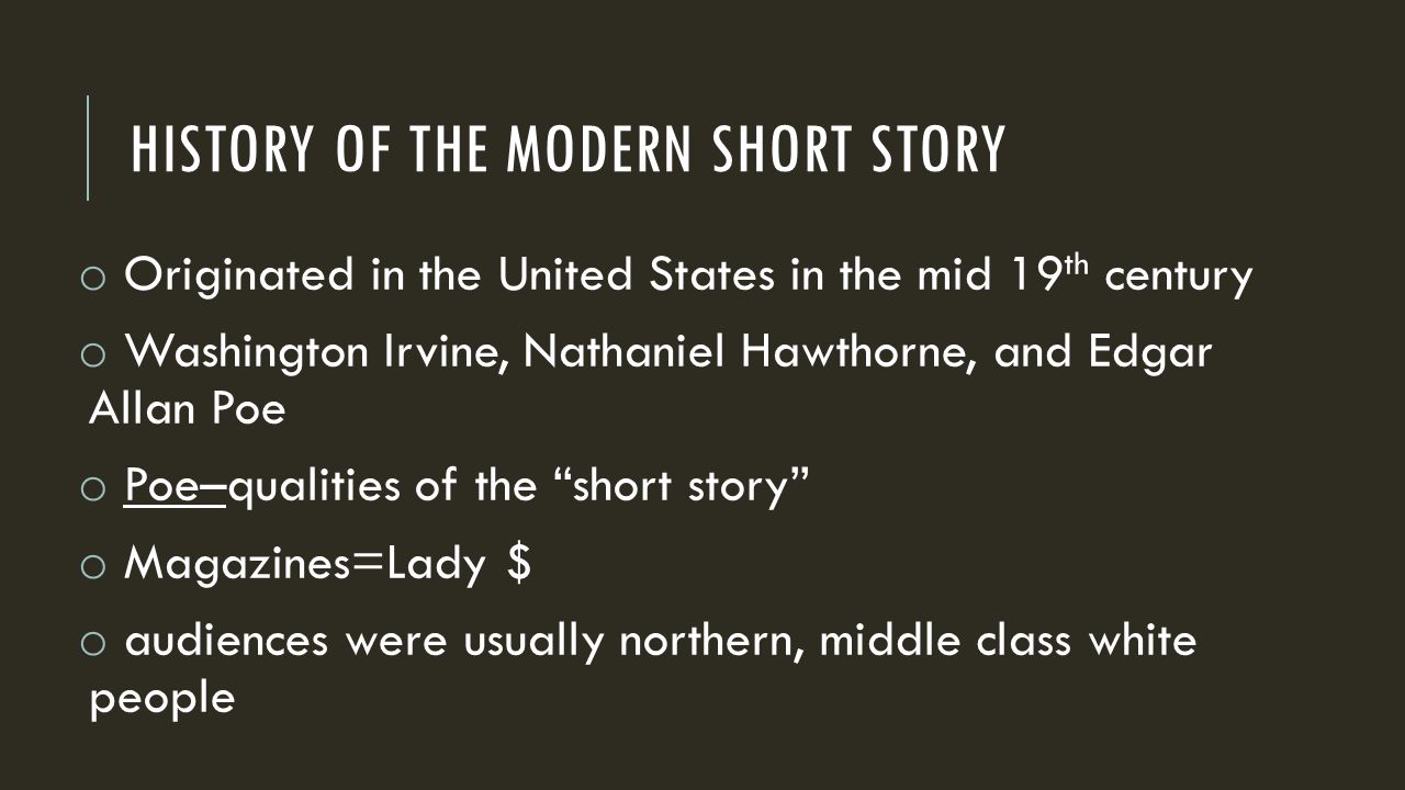 INTRODUCTION TO SHORT STORIES 9 HONORS. WHAT IS A SHORT STORY? o A genre of  fiction o Tells a story o Is short o Yeah o … - ppt download