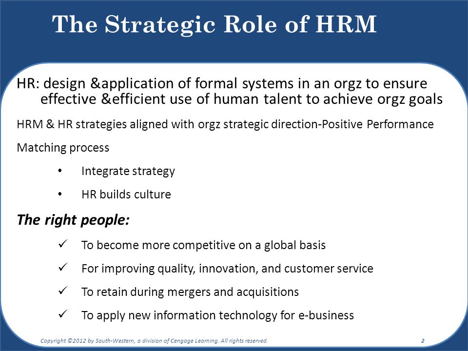 strategies for improving organizational effectiveness ppt contribution of hrm to organizational performance