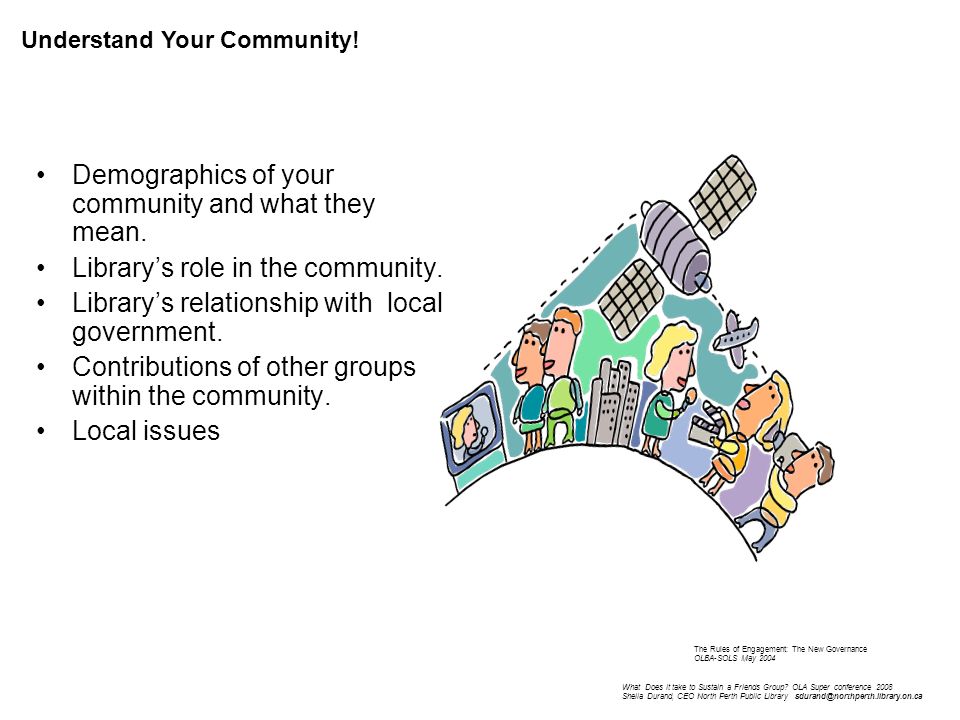 Demographics of your community and what they mean.