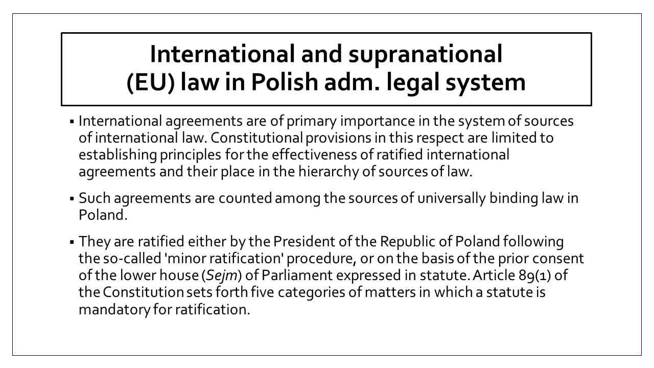 Sources of international law. System of sources of international law 95 Sources of international law. System of sources of international law 47