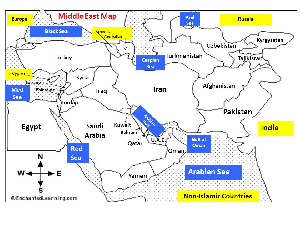 Middle East Map Ppt Download The middle east (west asia) is not a continent. middle east map ppt download