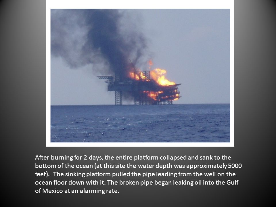 The Deepwater Horizon Explosion And Oil Spill The Deepwater