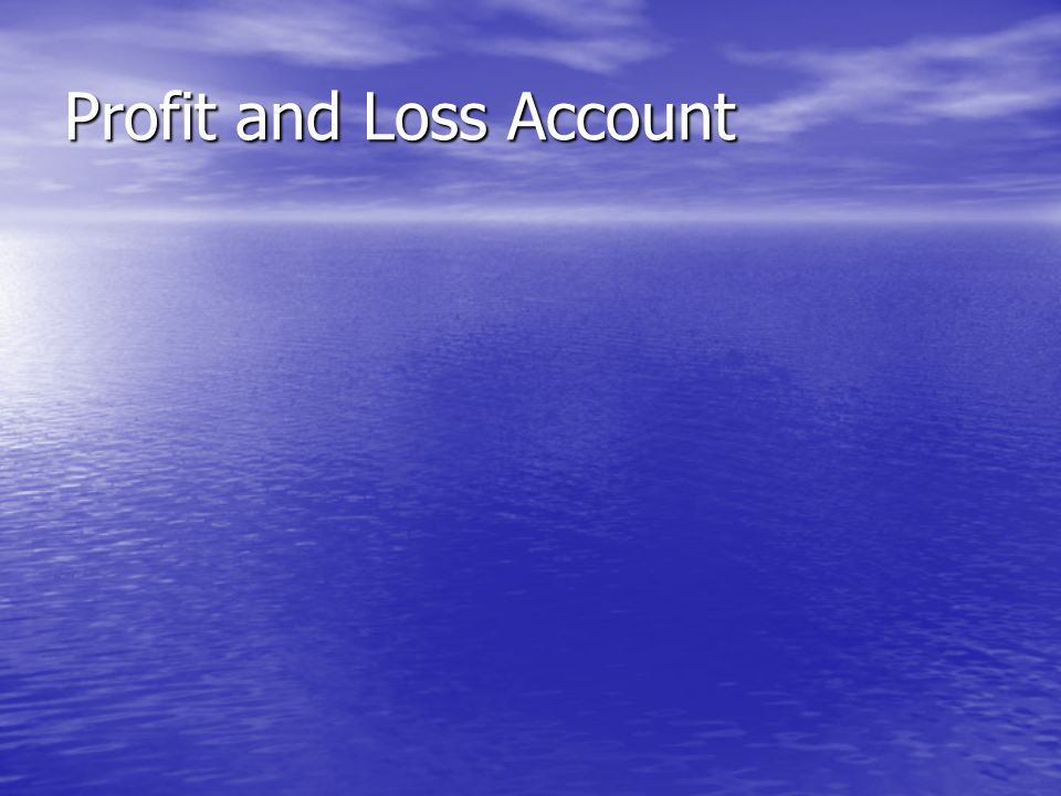 why is profit and loss account important