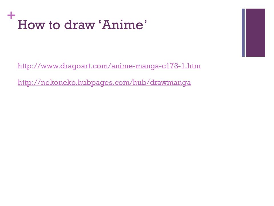 + How to draw ‘Anime’