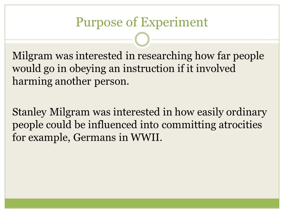 ADAPTED FROM SIMPLYPSYCHOLOGY The Milgram Experiment. - ppt download
