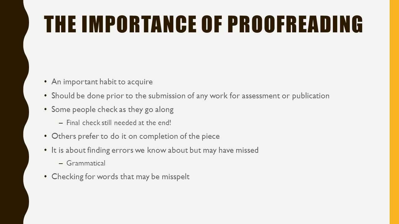 PROOFREADING TIPS. READING AND PROOFREADING What is the difference? –We ...