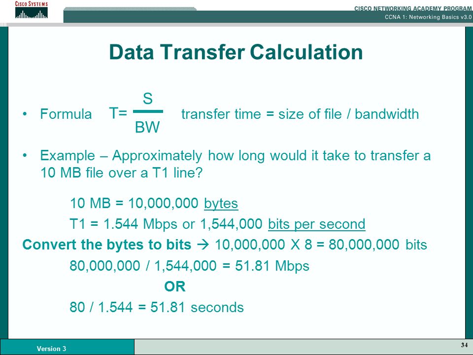 Bandwidth Data Transfer Calculator
