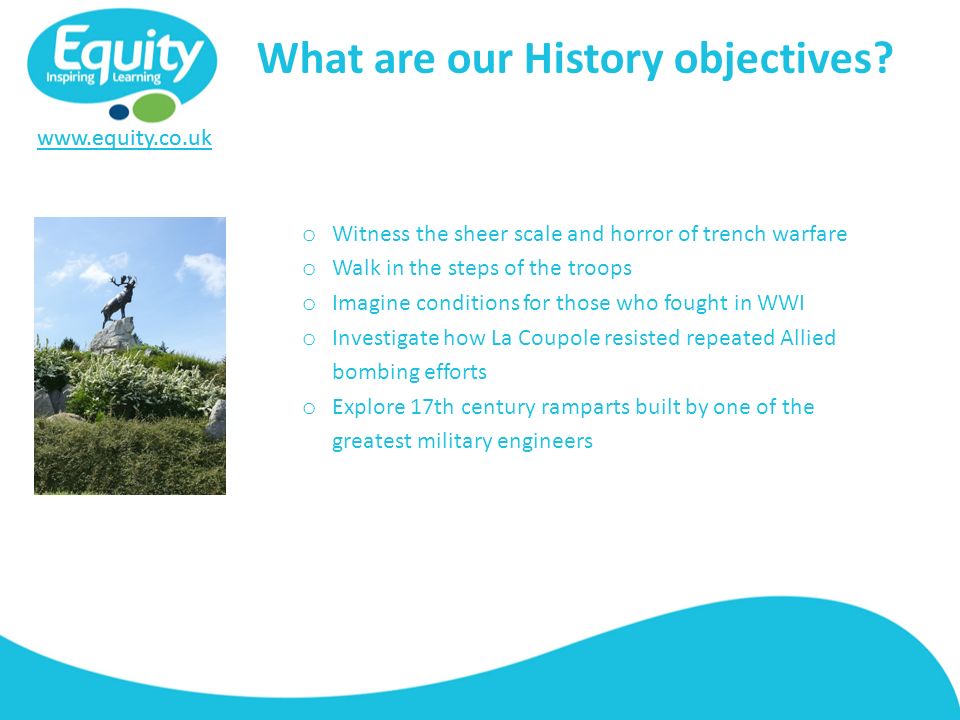 What are our History objectives.