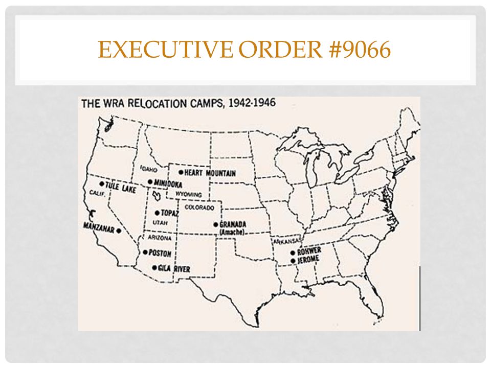 EXECUTIVE ORDER #9066