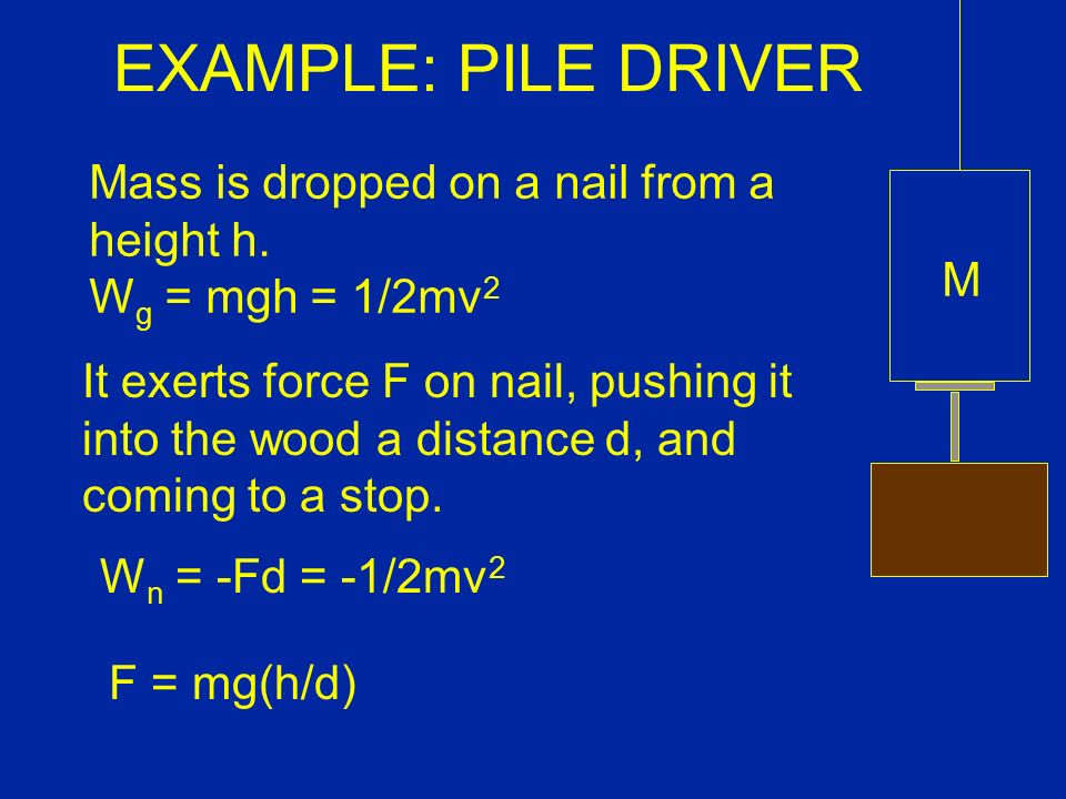 Work Done By A Constant Force Kinetic Energy Gravitational Potential Energy Simple Machines Work And Energy Ppt Download